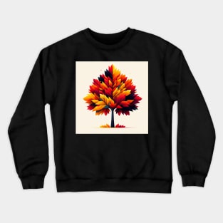 Autumn Blaze: The Radiant Canopy Crewneck Sweatshirt